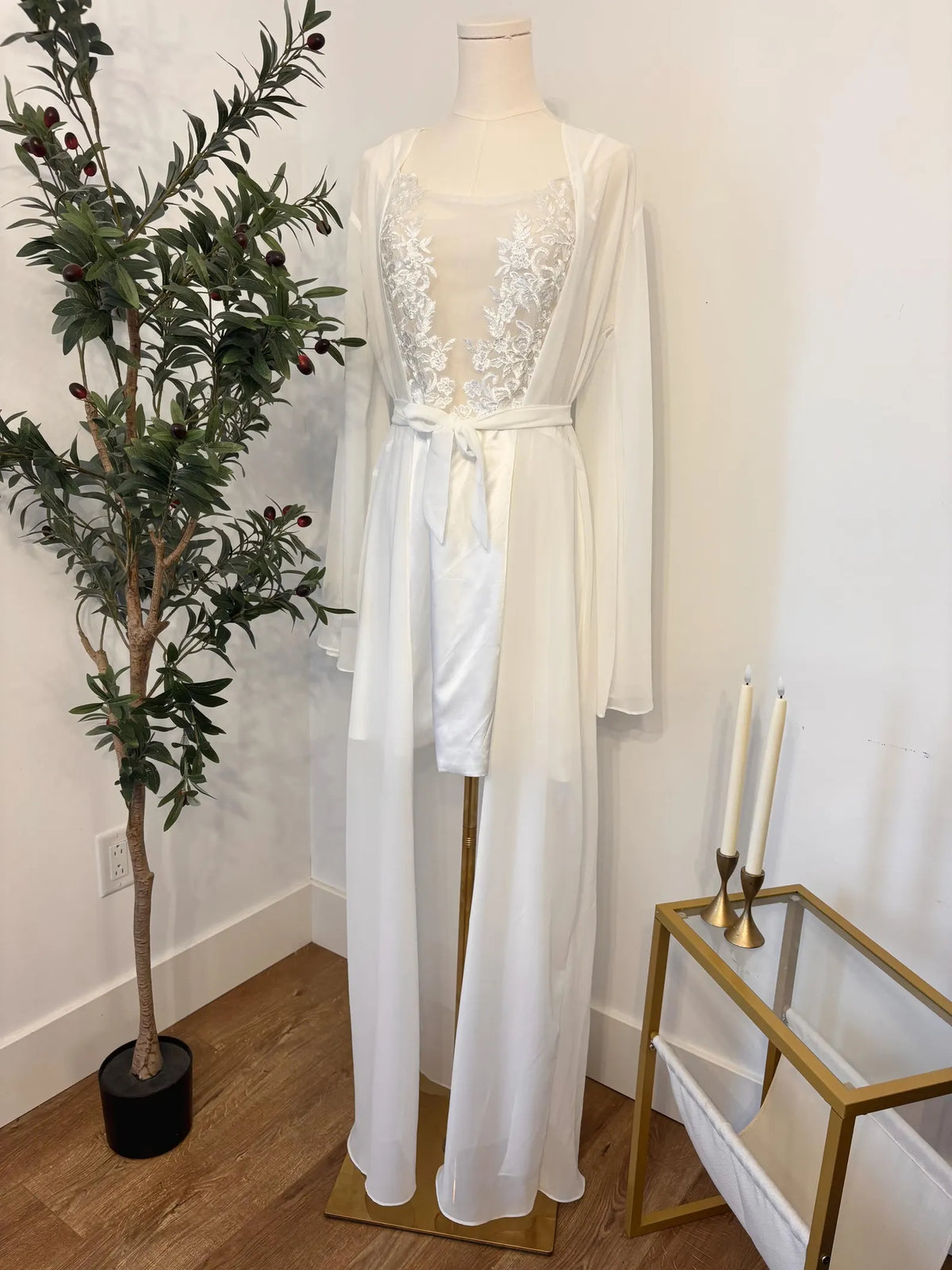 LOLA CHIFFON ROBE – Shop Ivory Pearl